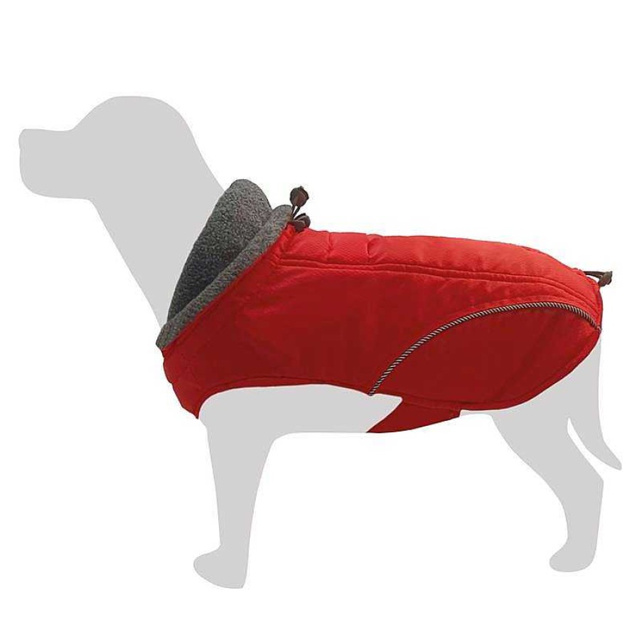 Perros ARQUIVET Chalecos Para Perros | Chaleco Reflectante Rojo Para Perros "Monviso" Xl - 40 - Cm - Protege Del Fr O