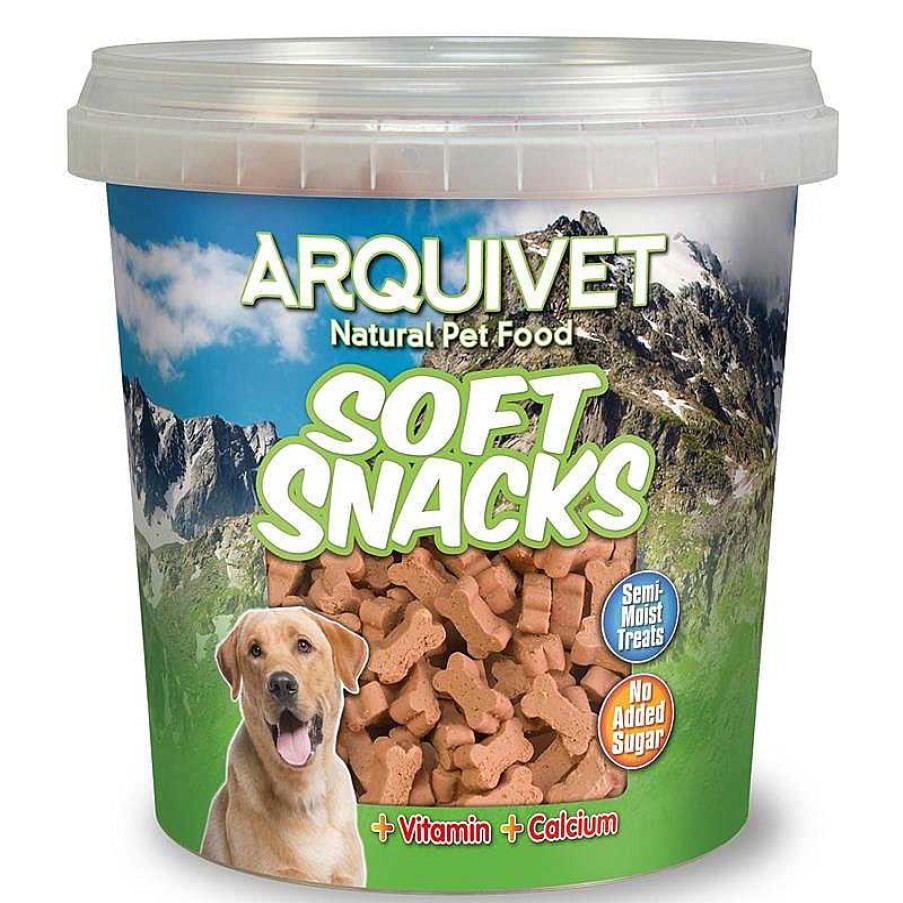 Perros ARQUIVET Arquivet Soft Snacks | Pack 6 Unidades - Soft Snacks - Huesitos Salm N - 800 G