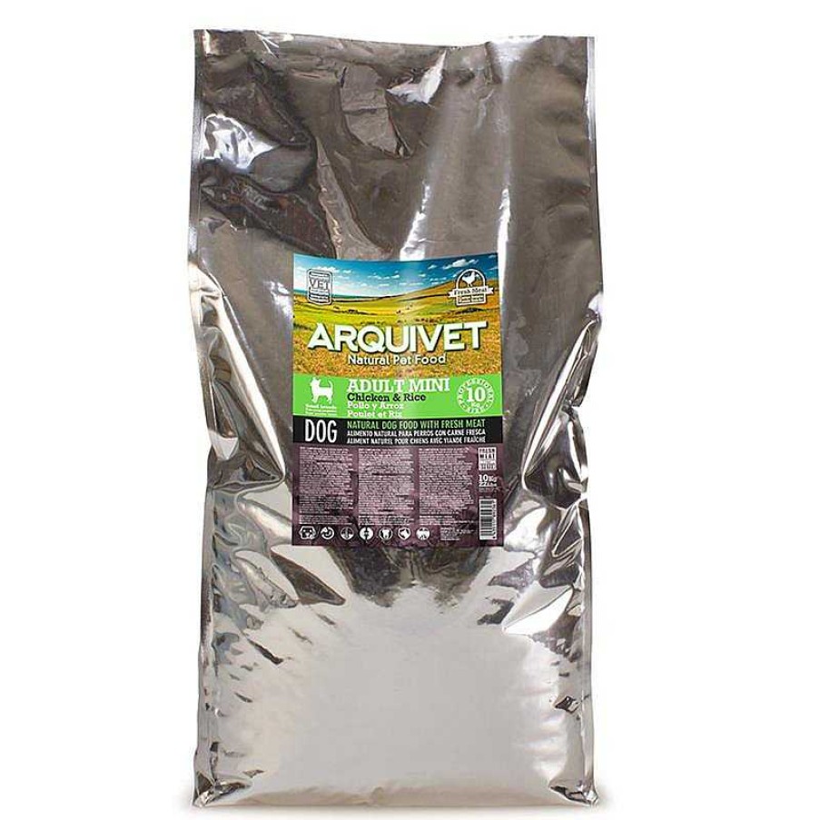 Perros ARQUIVET Piensos Para Perros | Arquivet-Adult Mini-Pienso Para Perros Razas Peque As-Pollo Y Arroz-10 Kg