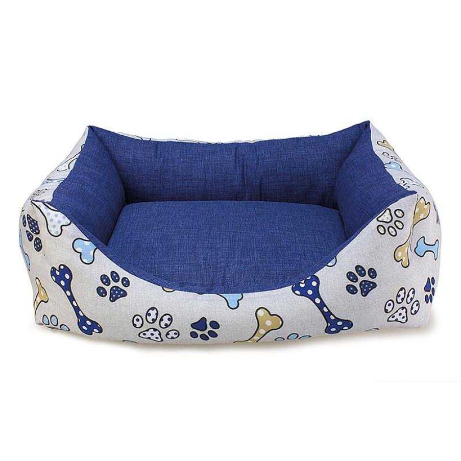 Perros ARQUIVET Camas Para Perros | Cama Cuadrada Huesos - 70X55X19Cm