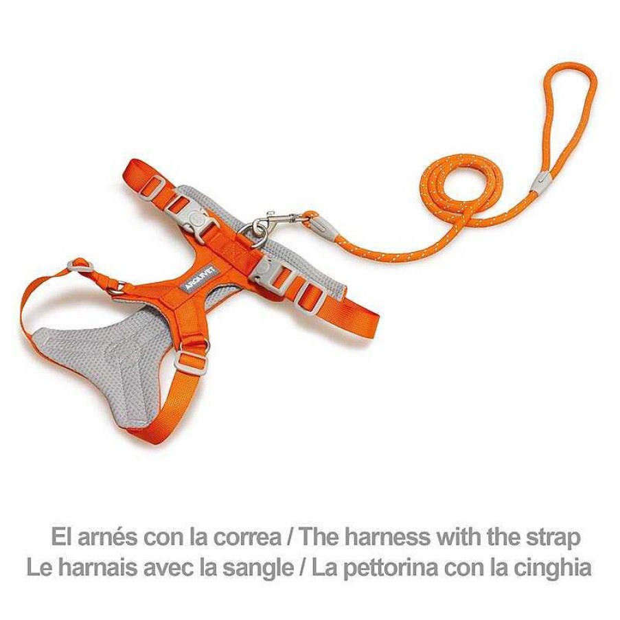 Perros ARQUIVET Arneses Para Perros | Arn S Para Perro Roma Naranja S (38-50Cm)