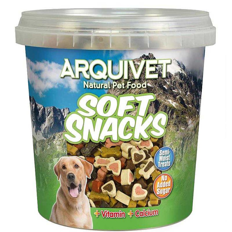 Perros ARQUIVET Arquivet Soft Snacks | Soft Snacks - Huesitos Y Corazones Mix - 800 G