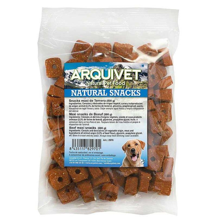 Perros ARQUIVET Snacks Naturales | Snacks Maxi De Ternera - 500 G - Para Perros