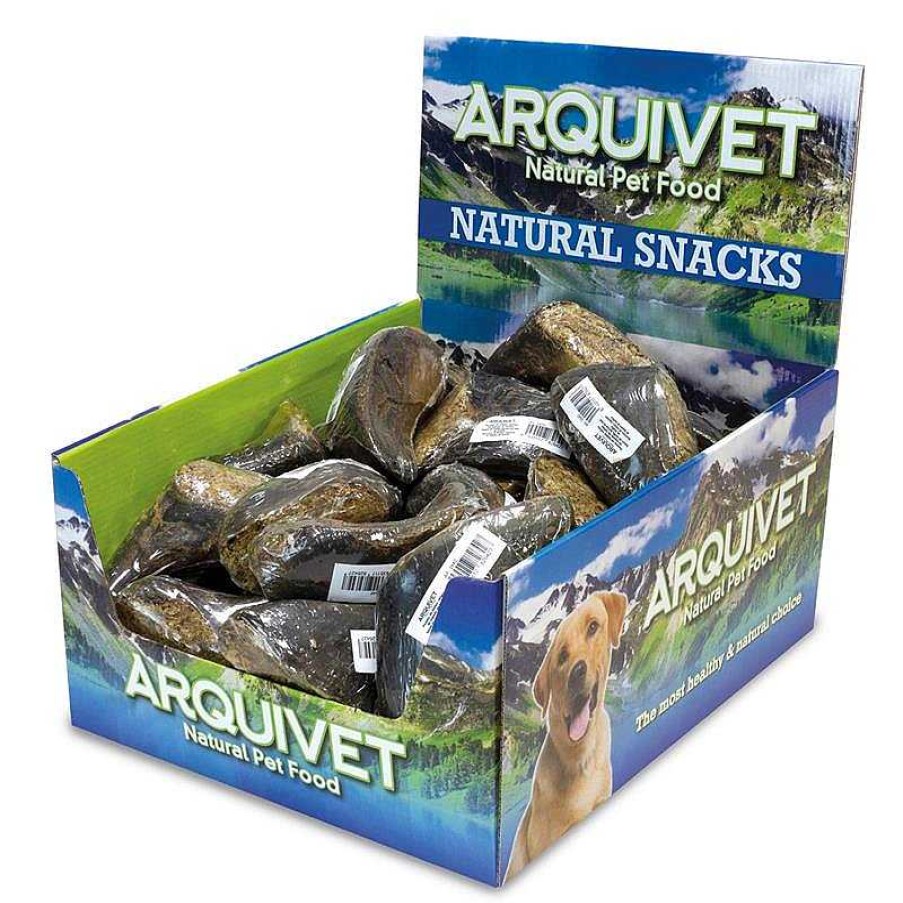 Perros ARQUIVET Snacks Naturales De B Falo | Pezu A De B Falo Rellena De H Gado De B Falo - Caja Expositora De 20 Unidades - 1.500 G