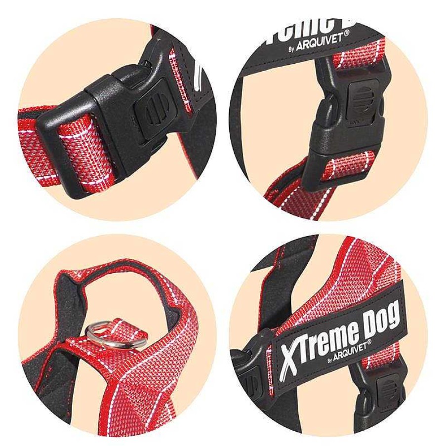 Perros ARQUIVET Arneses Para Perros | Arn S Xtreme Classic Dog Rojo S (49-67Cm)