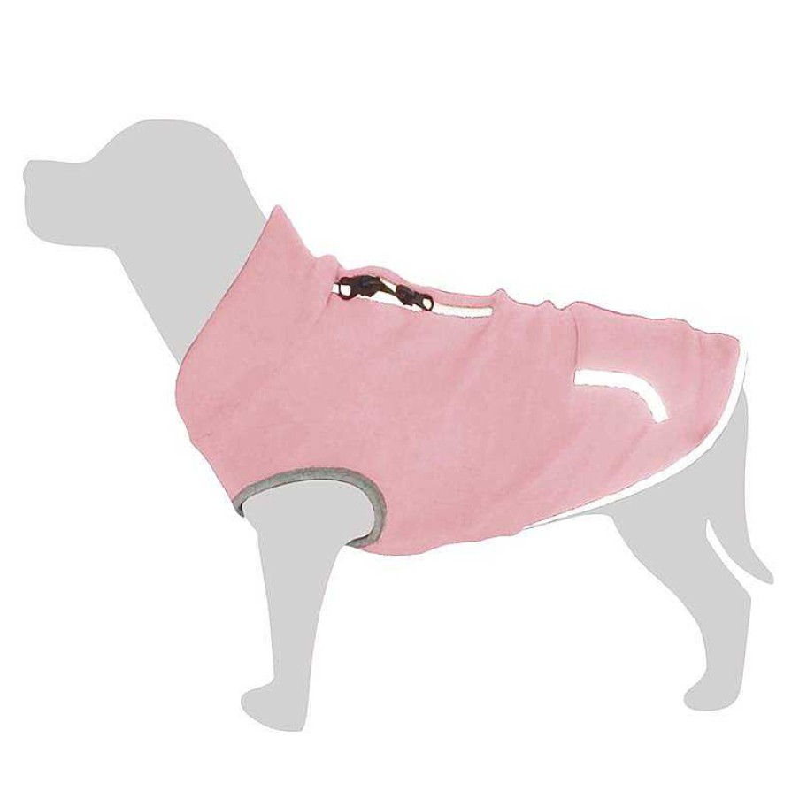 Perros ARQUIVET Forro Polar | Forro Polar El Stico Para Perros Rosa "Ararat" L - 35 Cm - Protege Del Fr O