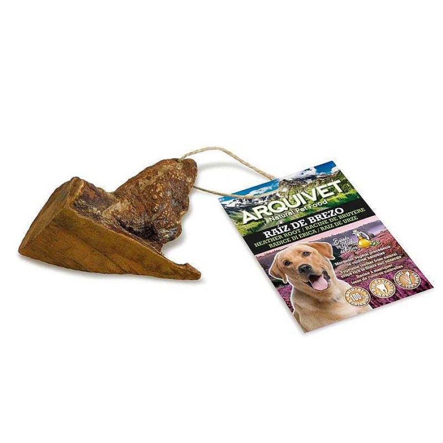 Perros ARQUIVET Mordedores Naturales Para Perros | Ra Z De Brezo - Mordedor Para Perros - S (60-150Gr)