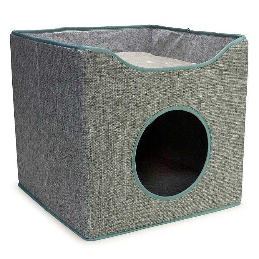 Gatos ARQUIVET Rascadores Para Gatos | Cueva Con Rascador "Yakson" - Para Gatos - 39 X 39 X 38 Cm