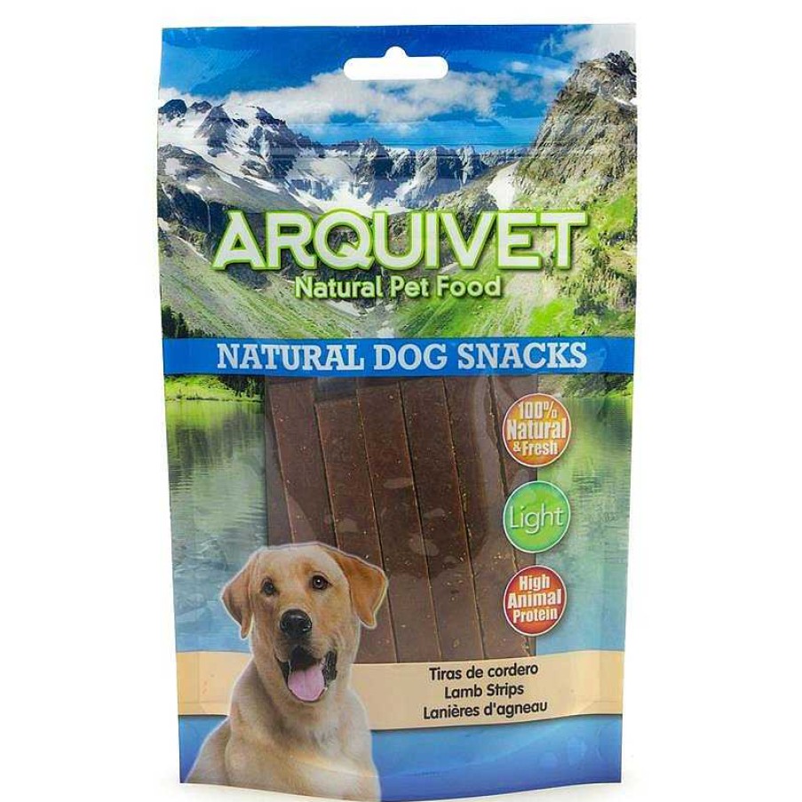 Perros ARQUIVET Snacks Naturales Para Perros | Tiras De Cordero 100 G