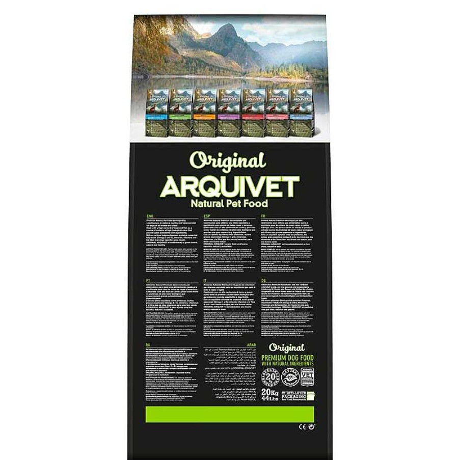 Perros ARQUIVET Piensos Para Perros | Arquivet-Original - Puppy Junior - Pienso Para Perros Cachorros, J Venes Y Madres Gestantes O Lactancia - Pollo Y Arroz - 20 Kg