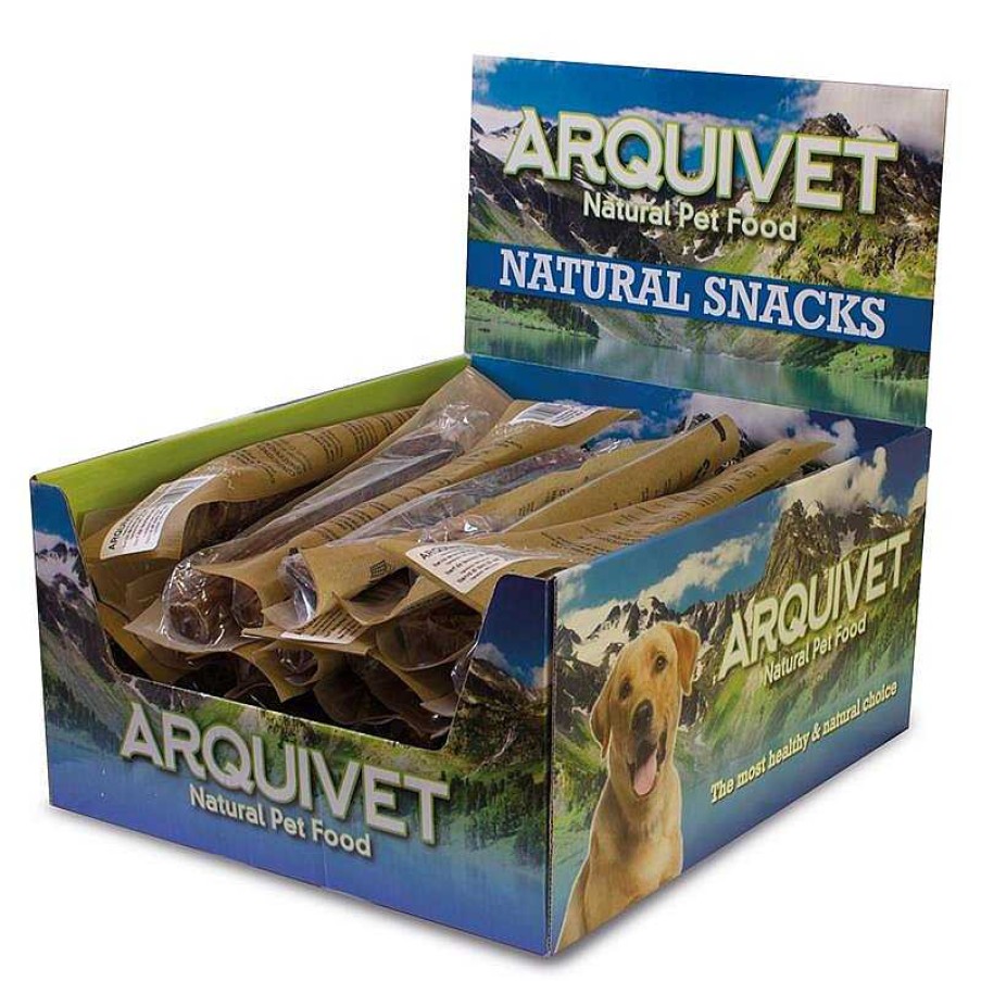 Perros ARQUIVET Snacks Naturales | Nervio De Toro 20Cm (Caja Completa 40 Unidades Retractiladas)