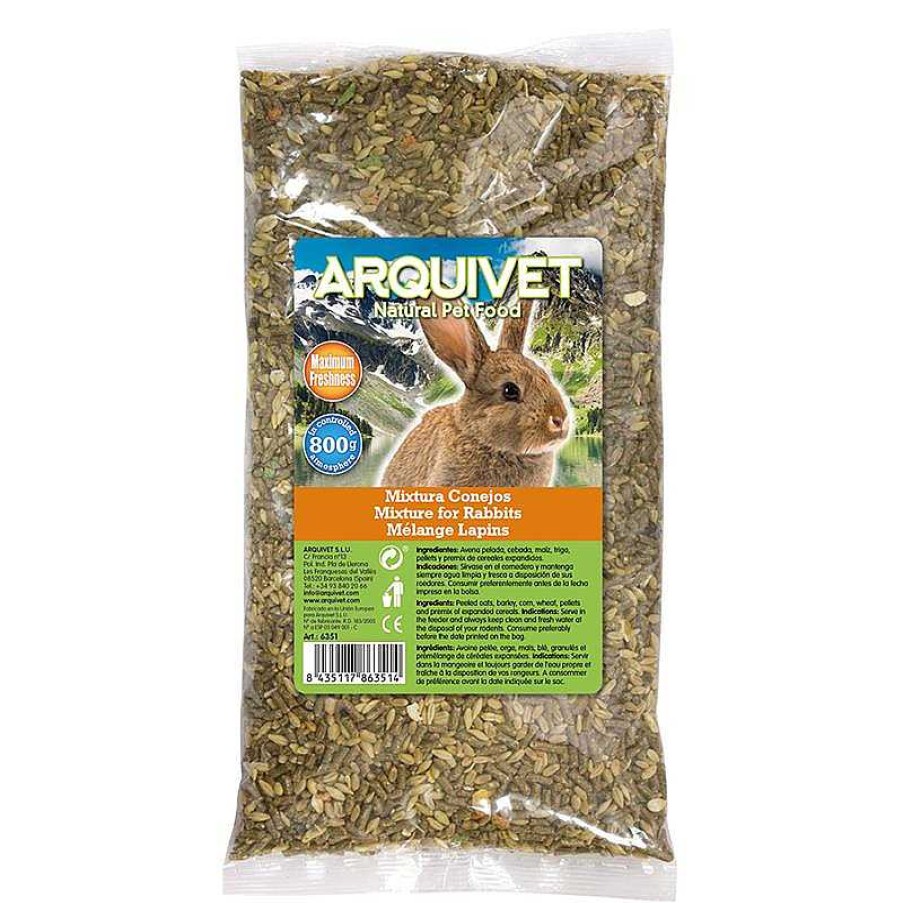 Roedores ARQUIVET Mixturas Para Roedores | Mixtura Conejos - 800 G