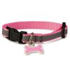 Perros ARQUIVET Collares Para Perros | Collar Perro Reflectante Rosa - 1 X 15/22 Cm