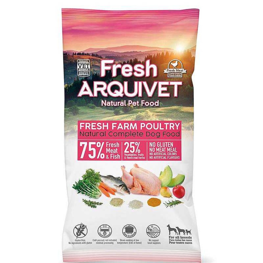 Perros ARQUIVET Fresh - Alimento Semih Medo Para Perros | Arquivet Fresh Farm Poultry - 100 G