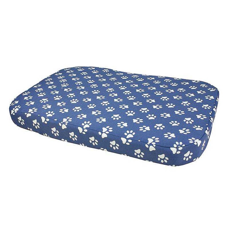 Perros ARQUIVET Colchonetas Para Perros | Cushion "Blue With White Footprints" 90 X 65 X 9 Cm - Pet Accessories