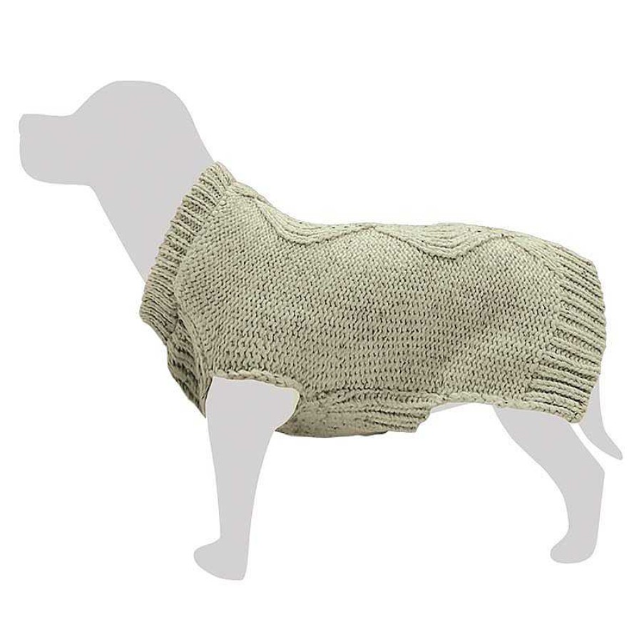 Perros ARQUIVET Jers Is Para Perros | Jersey De Punto Trenzado Beige Xs