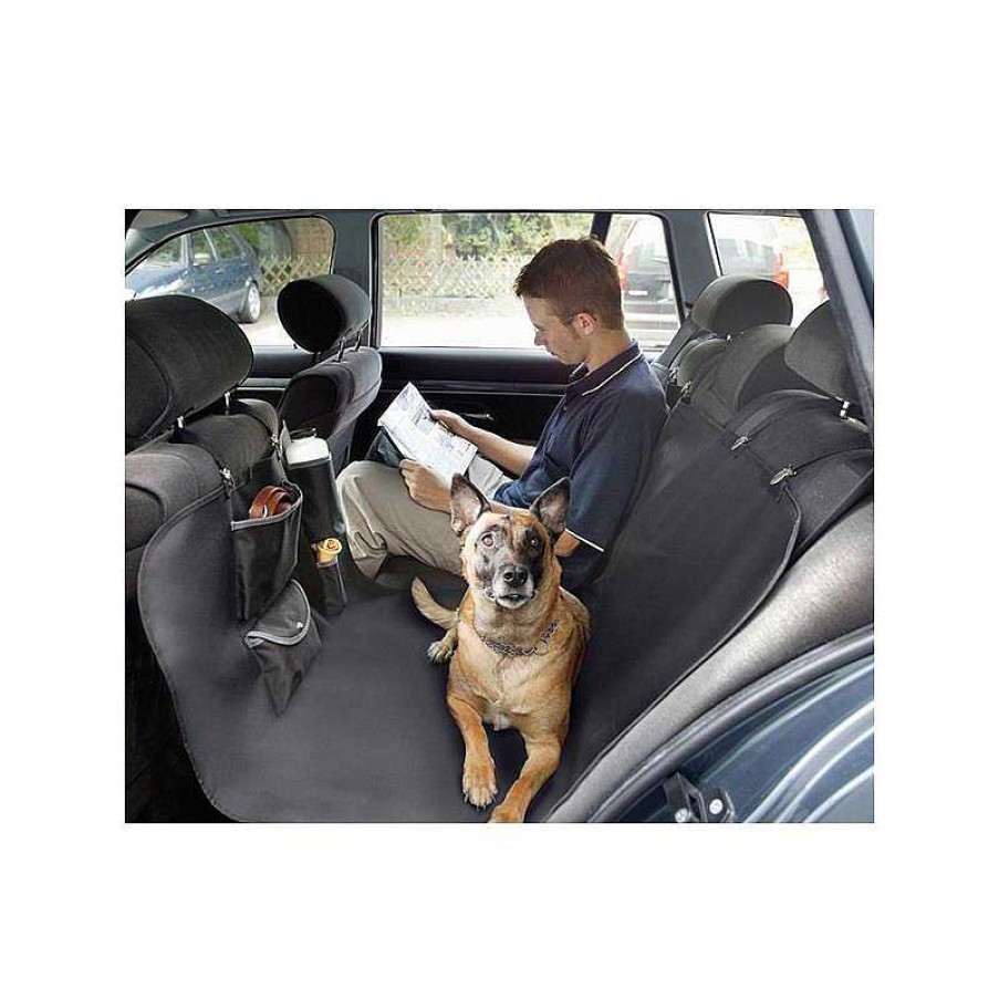 Perros ARQUIVET Accesorios Para Llevar Al Perro En El Coche | Cubierta Asientos De Coche Gris - 145 X 140 Cm