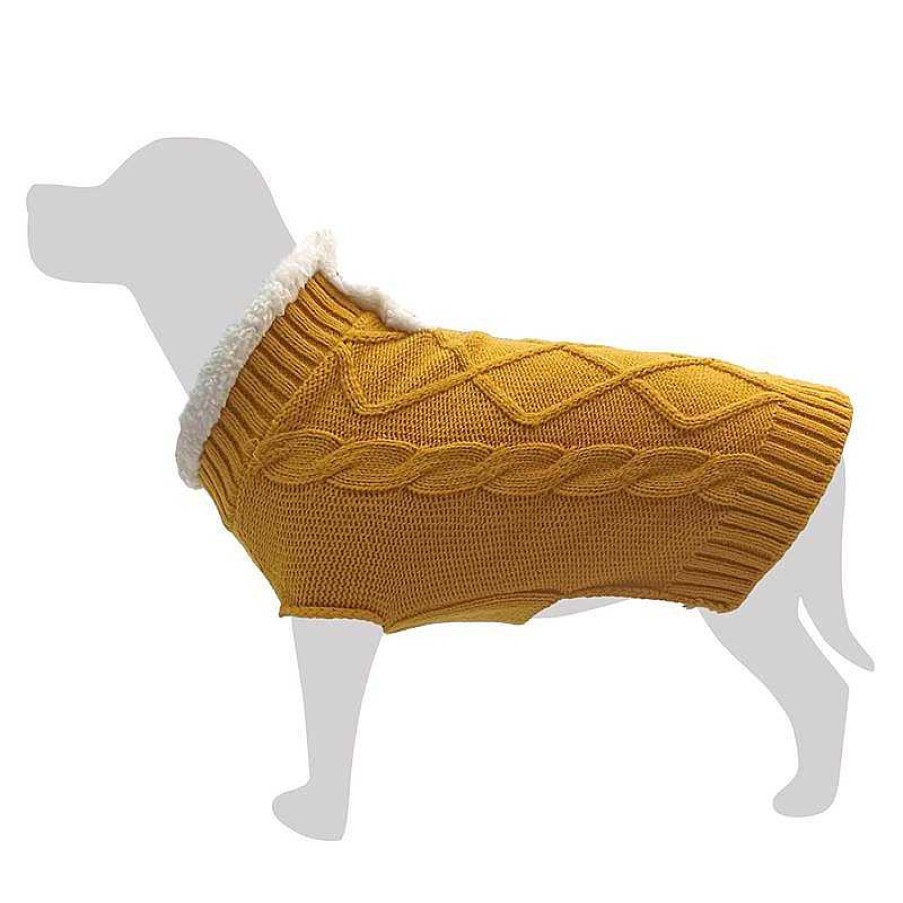 Perros ARQUIVET Jers Is Para Perros | Jersey Naranja De Cuello Blanco Para Perros "Mulhacen" Xl - 40 Cm - Protege Del Fr O