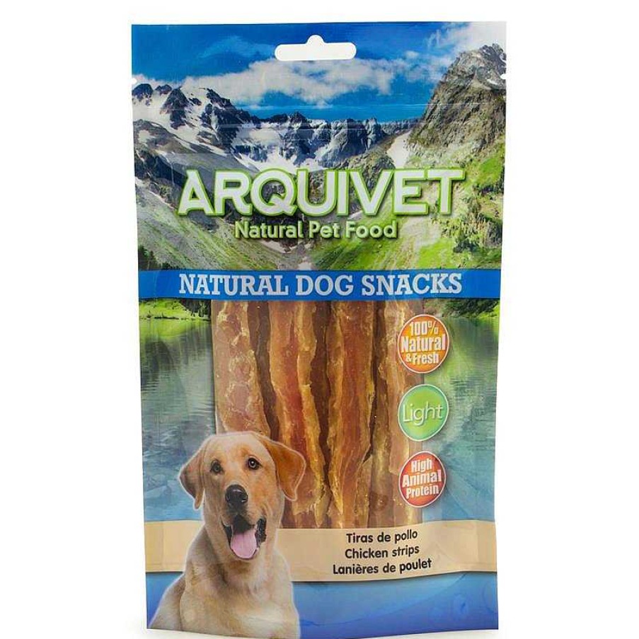 Perros ARQUIVET Snacks Naturales Para Perros | Tiras De Pollo 100 G