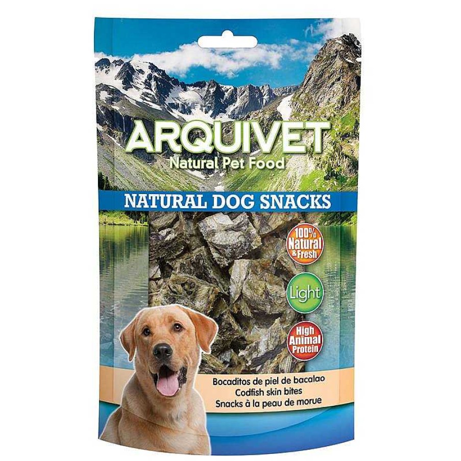 Perros ARQUIVET Snacks Naturales Para Perros | Bocaditos De Piel De Bacalao 250 G