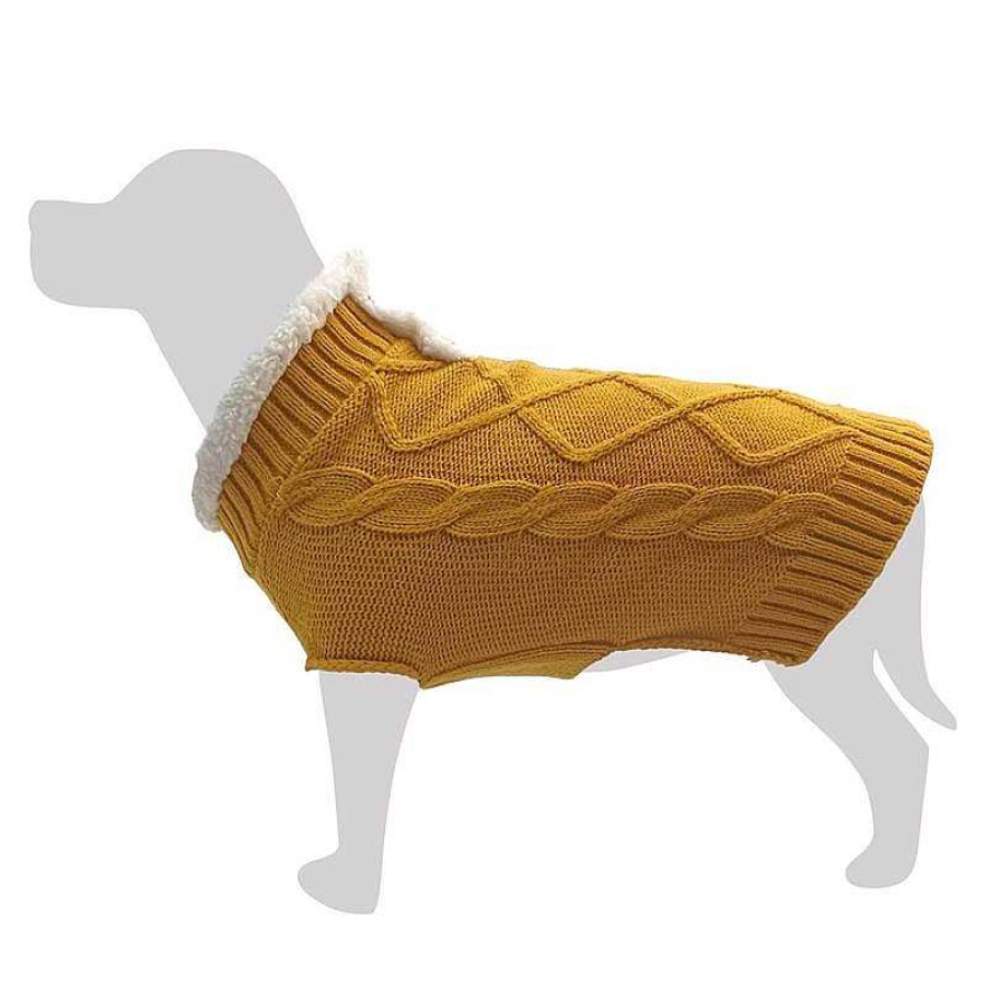 Perros ARQUIVET Jers Is Para Perros | Jersey Naranja De Cuello Blanco Para Perros "Mulhacen" S - 25 Cm - Protege Del Fr O