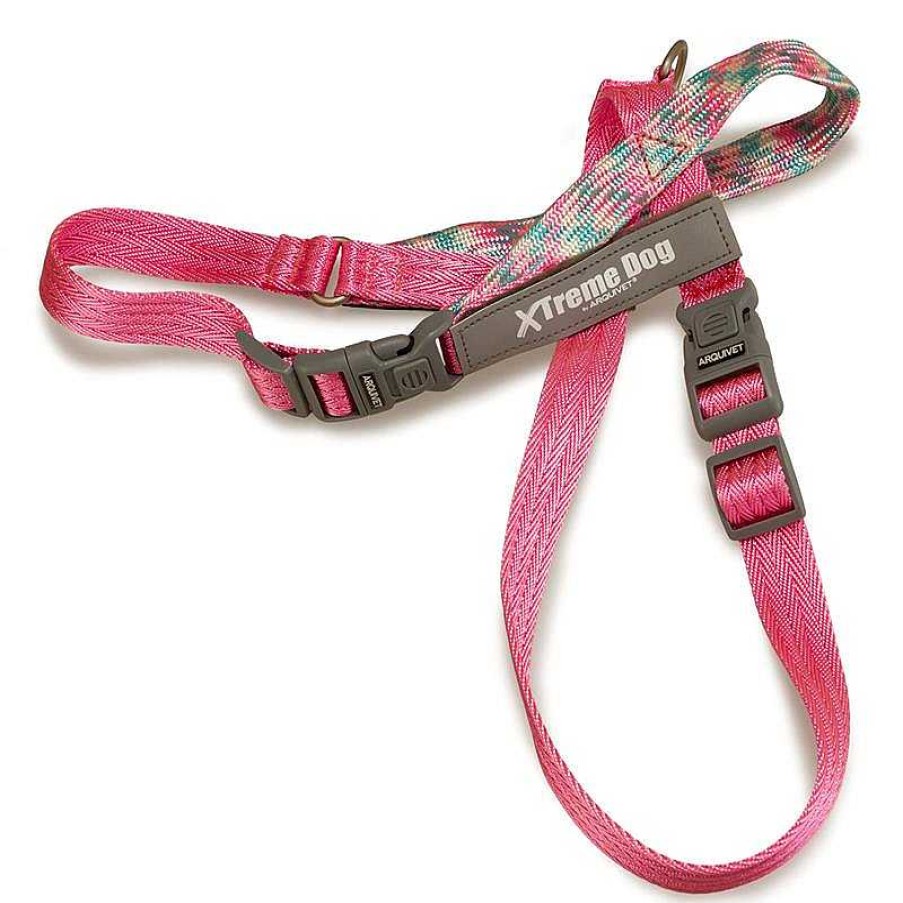 Perros ARQUIVET Arneses Para Perros | Arn S Xtreme Dog Piemonte Rosa S (46-65Cm)