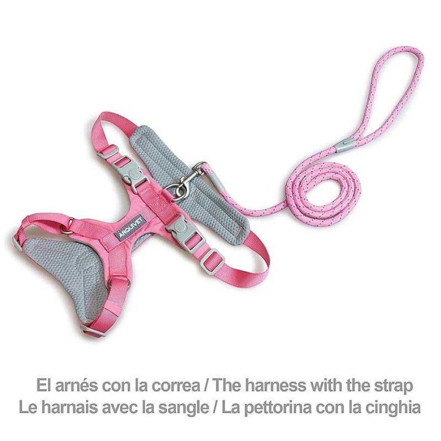 Perros ARQUIVET Arneses Para Perros | Arn S Para Perro Roma Rosa M (49-68Cm)