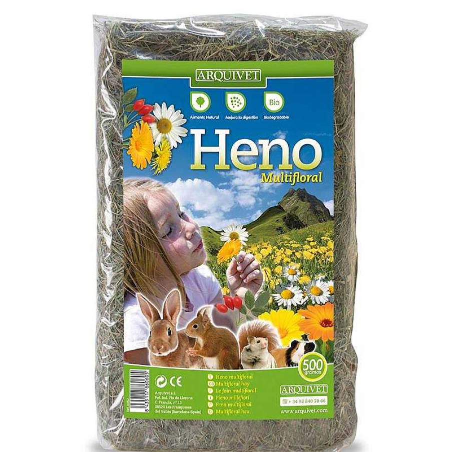 Roedores ARQUIVET Lechos Higi Nicos Para Roedores | Heno Multifloral - 500 G