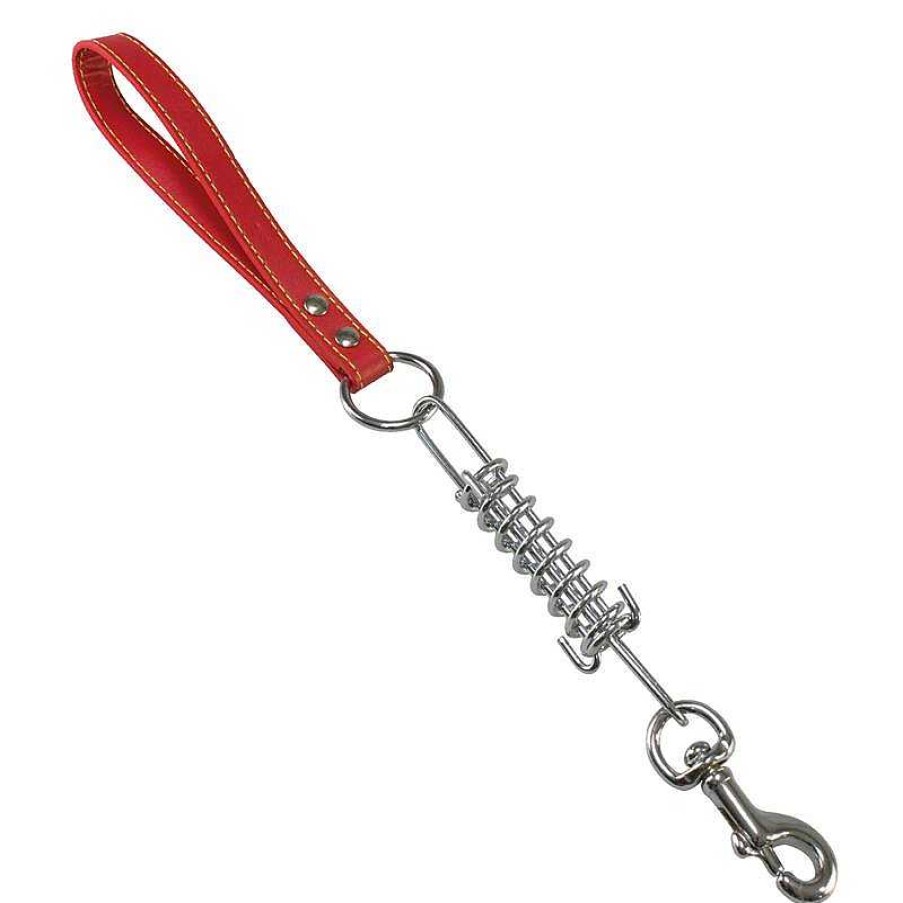 Perros ARQUIVET Collar De Cadena Para Perros | Tirador Con Muelle Rojo - 40 Cm/3 Mm