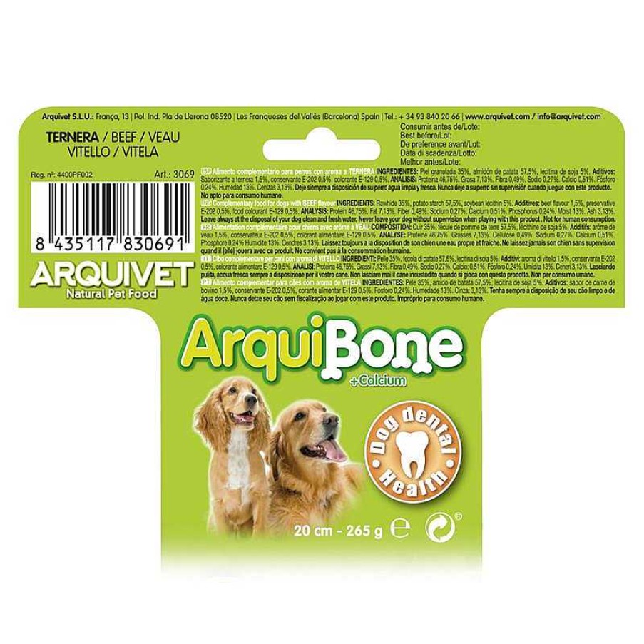 Perros ARQUIVET Arquivet Bone Comida Para Perro | Arquibone Ternera 20 Cm - 265 G