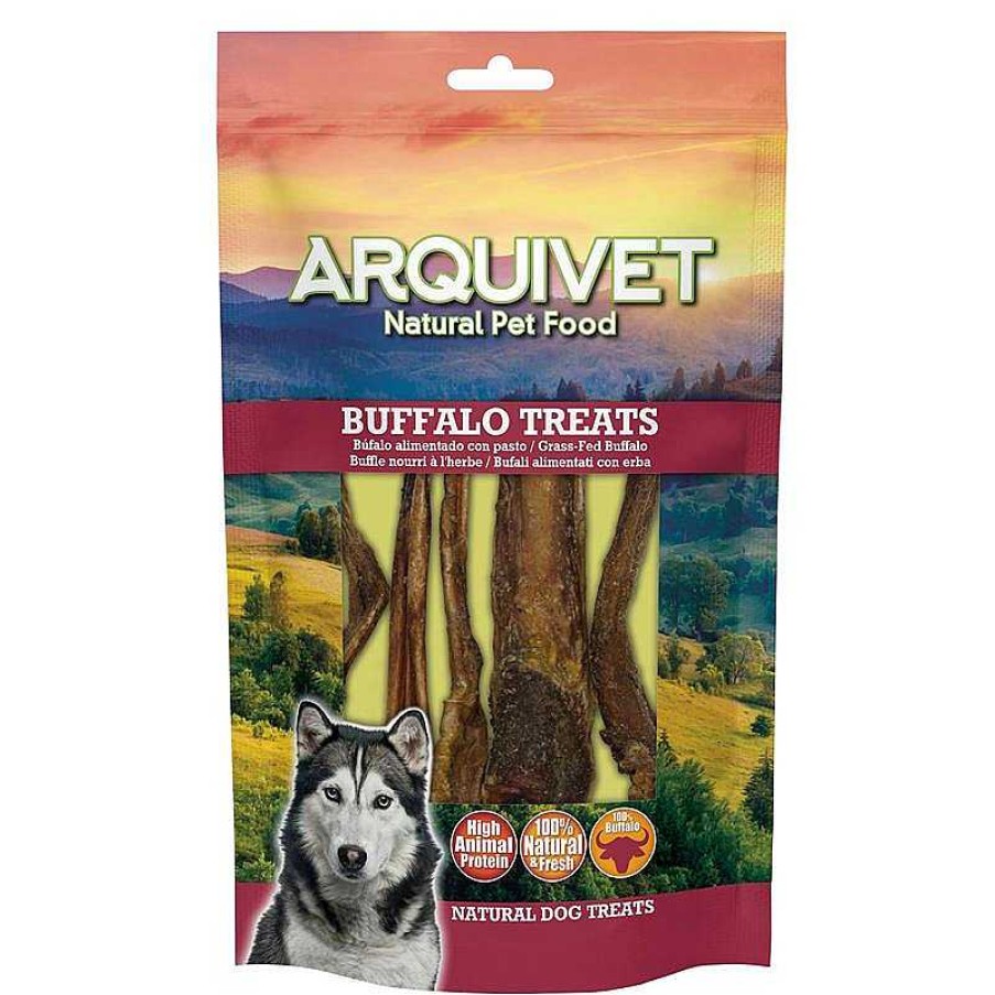 Perros ARQUIVET Snacks Naturales De B Falo | Nervio De B Falo - 75G - 12Cm - 5 Unidades