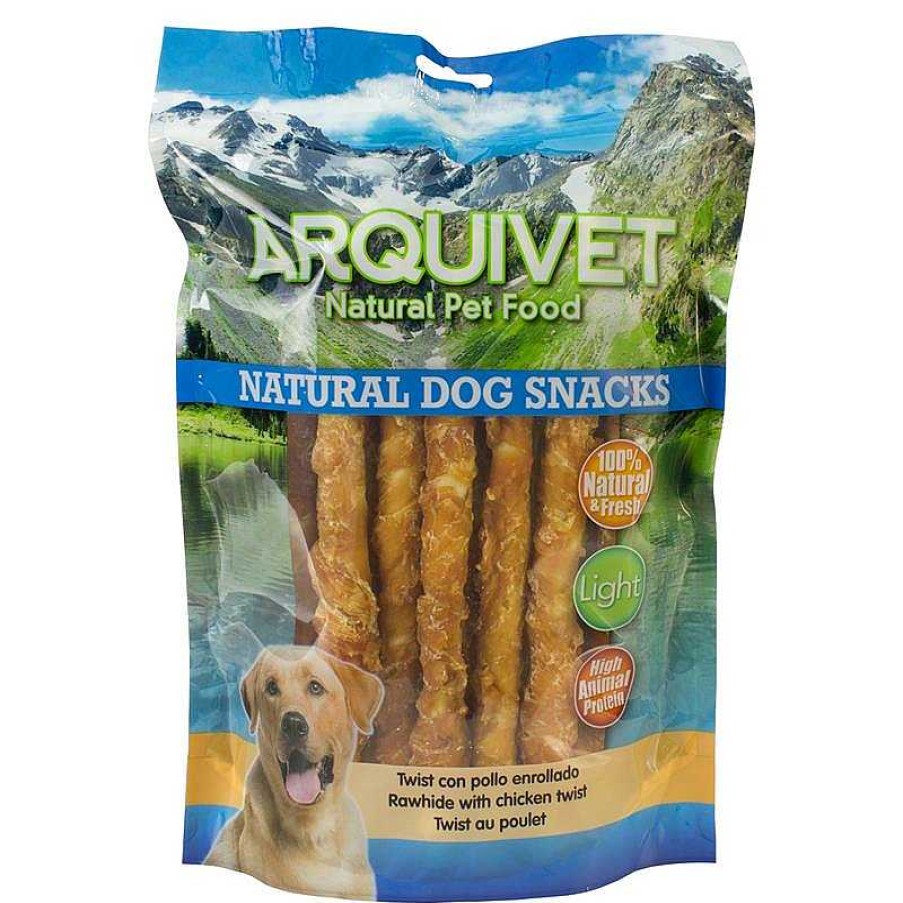 Perros ARQUIVET Snacks Naturales Para Perros | Twist Con Pollo Enrollado 24Cm - 1Kg