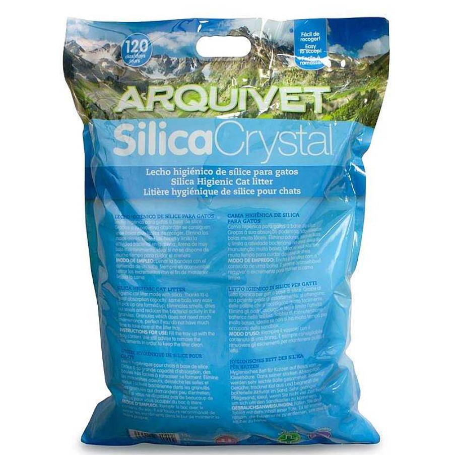 Gatos ARQUIVET Arena Para Gatos | Pack 2 Unidades Silicacrystal 15 L.