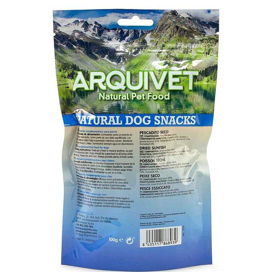 Perros ARQUIVET Snacks Naturales Para Perros | Pescadito Seco 100 G