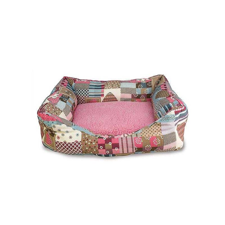 Perros ARQUIVET Camas Para Perros | Cama Corazones Y Rayas - 60 X 50 X 18 Cm