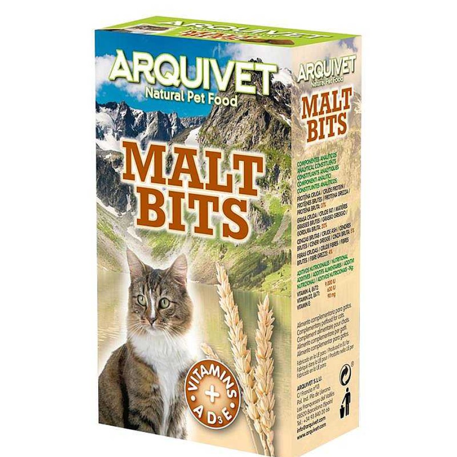 Gatos ARQUIVET Snacks Para Gatos | Malt Bits - 40 G