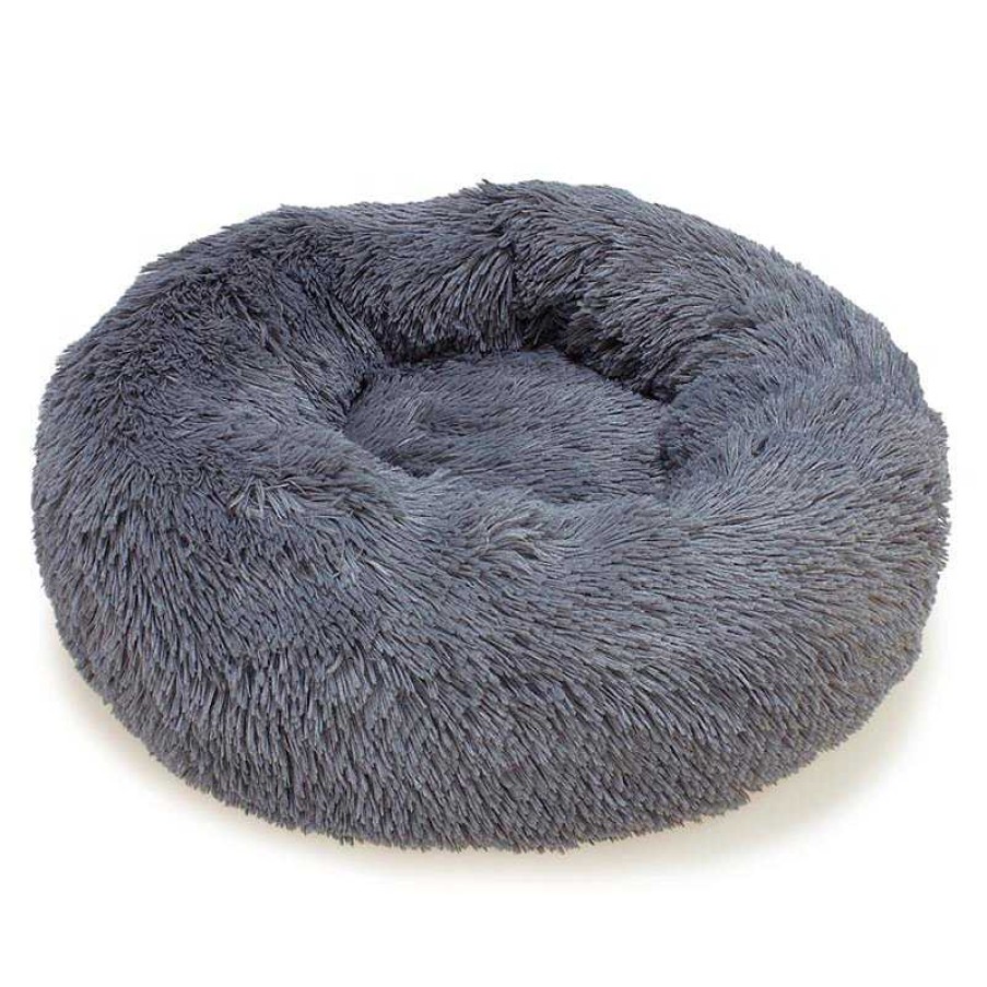 Perros ARQUIVET Camas Para Perros | Cama Redonda Suave Gris Oscuro - 50 Cm