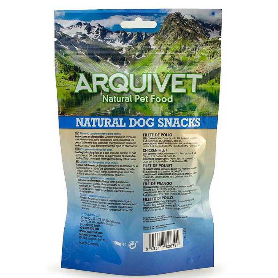 Perros ARQUIVET Snacks Naturales Para Perros | Filete De Pollo 100 G