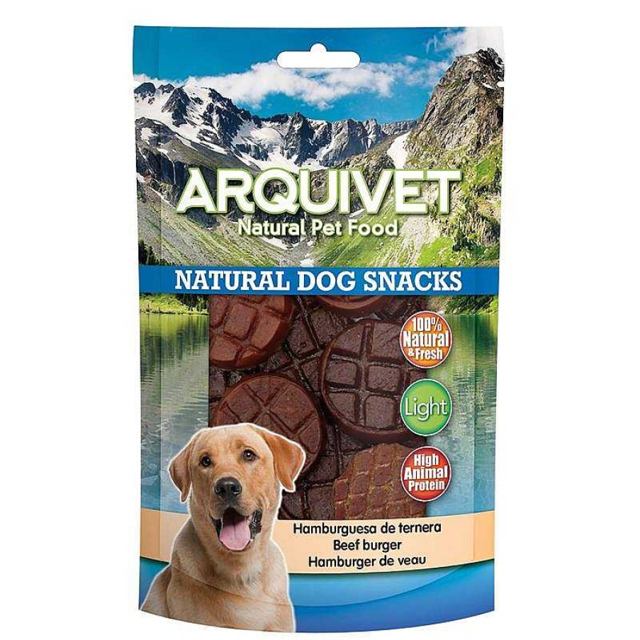 Perros ARQUIVET Snacks Naturales Para Perros | Hambuguesa De Ternera - Snacks Naturales - 100 G