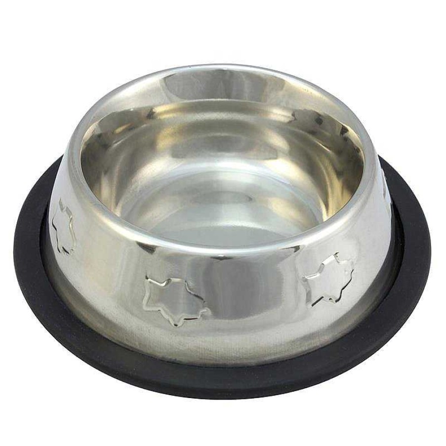 Gatos ARQUIVET Comederos Para Gatos | Comedero Inoxidable Antideslizante Decorado - 240 Ml / 15,5 Cm