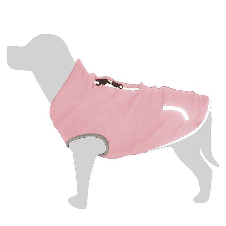 Perros ARQUIVET Forro Polar | Forro Polar El Stico Para Perros Rosa "Ararat" Xl - 40 Cm - Protege Del Fr O