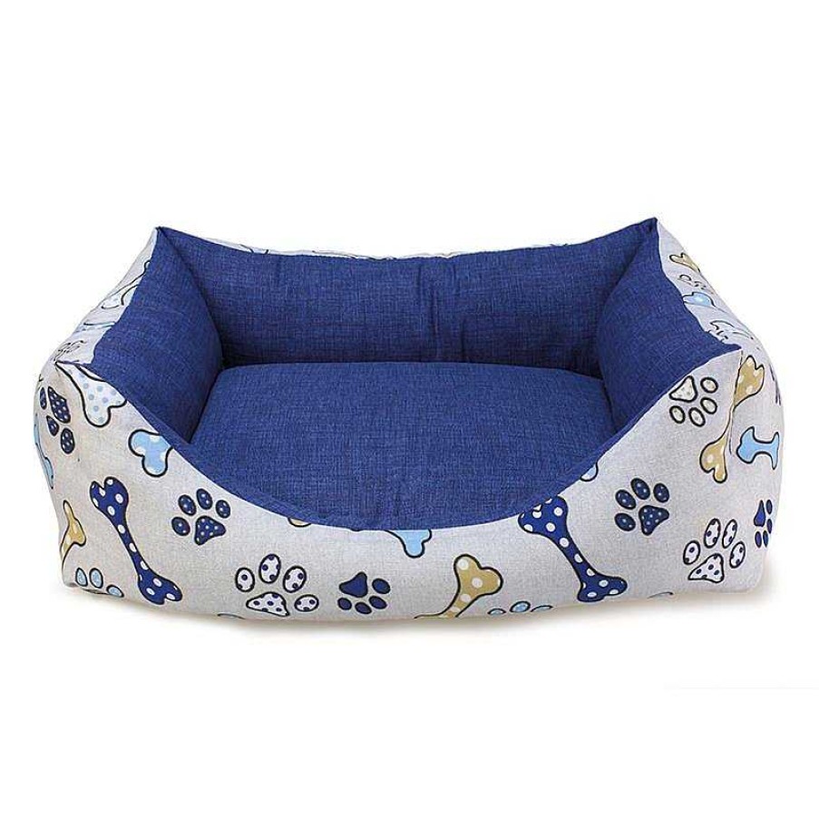 Perros ARQUIVET Camas Para Perros | Cama Cuadrada Huesos - 60X50X18Cm