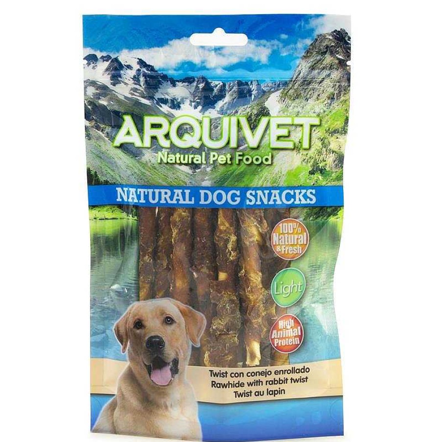 Perros ARQUIVET Snacks Naturales Para Perros | Twist De Conejo Enrollado 100 G