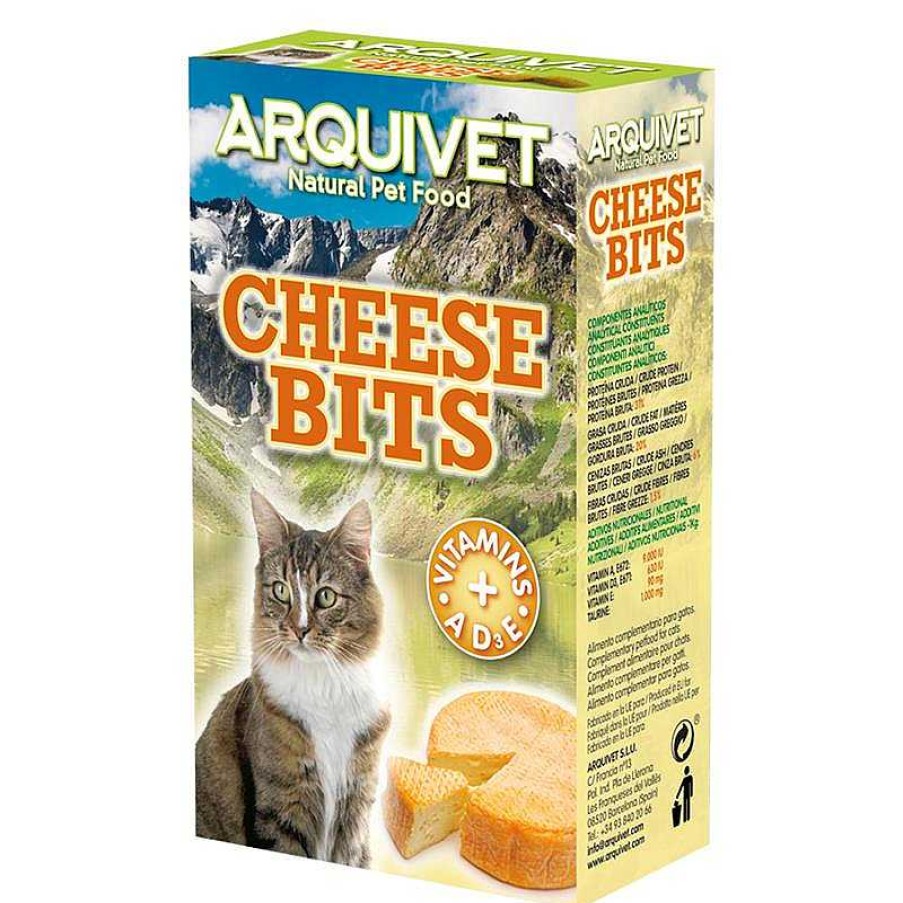 Gatos ARQUIVET Snacks Para Gatos | Cheese Bits - 40 G