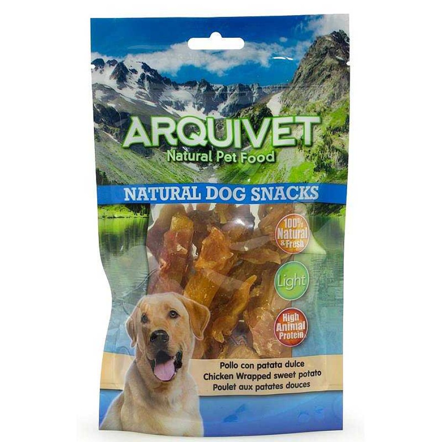 Perros ARQUIVET Snacks Naturales Para Perros | Pollo Con Patata Dulce 100 G