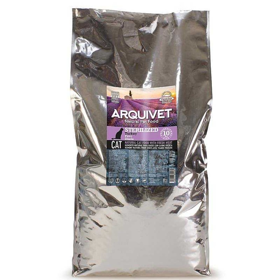 Gatos ARQUIVET Pienso Para Gatos | Arquivet - Sterilized - Pienso Para Gatos Esterilizados - Pavo - 10 Kg