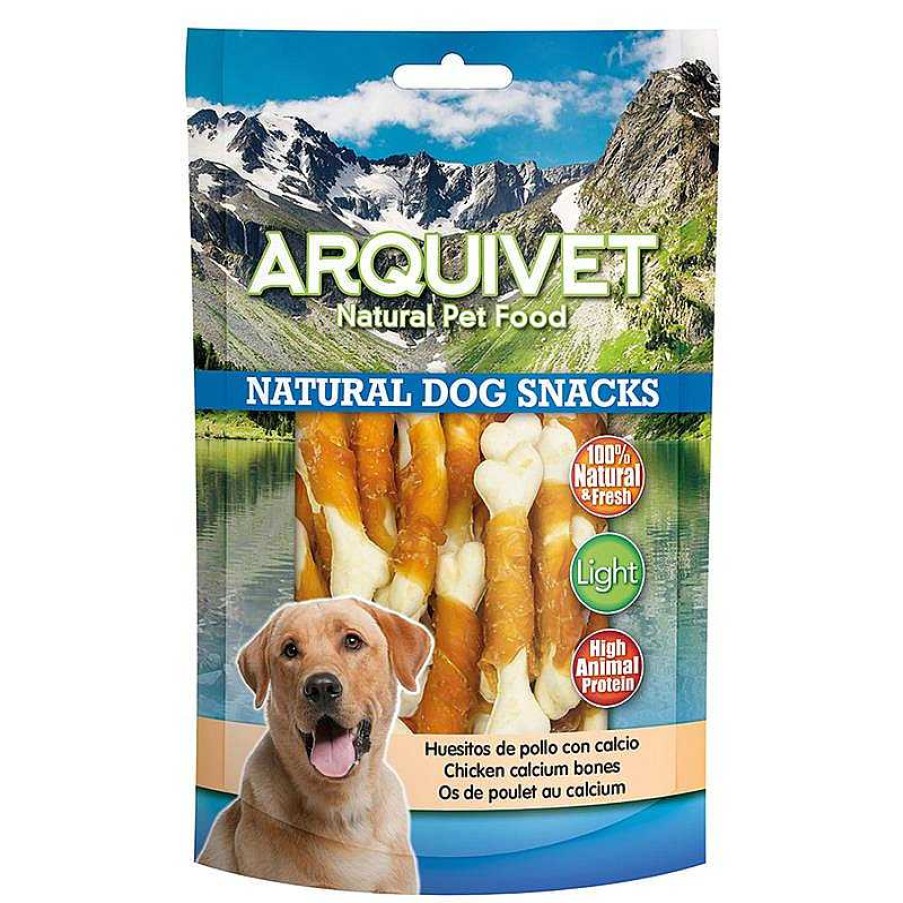 Perros ARQUIVET Snacks Naturales Para Perros | Huesitos De Pollo Con Calcio 350 G