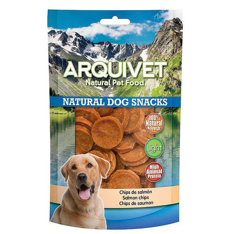 Perros ARQUIVET Snacks Naturales Para Perros | Chips De Salmon 350 G