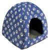 Perros ARQUIVET Igl S Para Perros | Igloo "Blue With White Footprints" 40 X 40 X 45 Cm - Pet Accessories