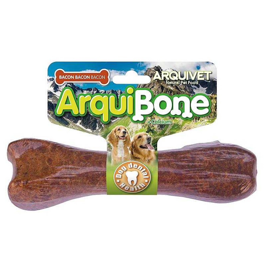 Perros ARQUIVET Arquivet Bone Comida Para Perro | Pack 24 Unidades Arquibone Bacon 12,5 Cm - 95 G